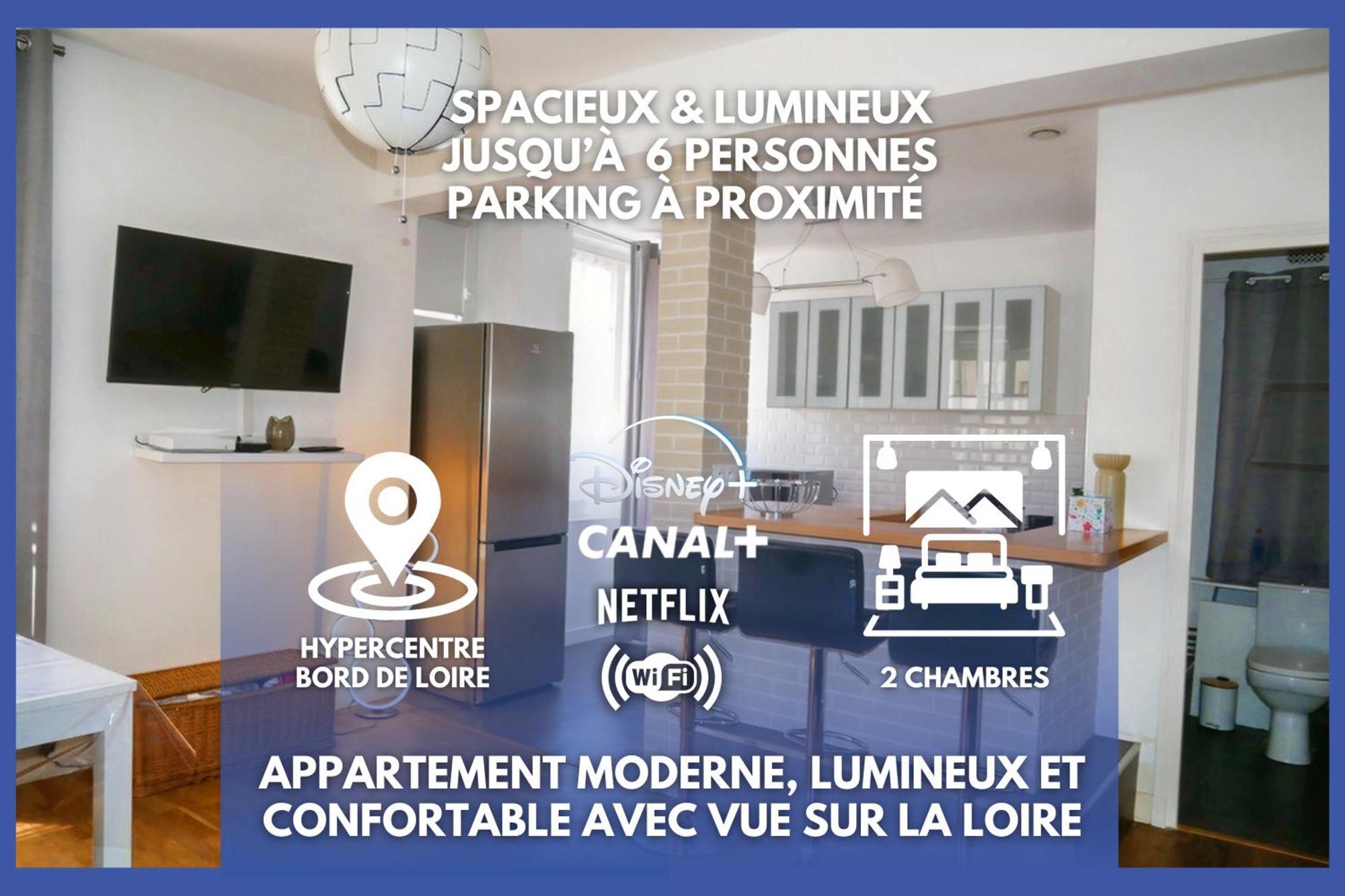 Moderne 60M2 Vue Sur La Loire Hypercentre Apartment Blois Exterior foto